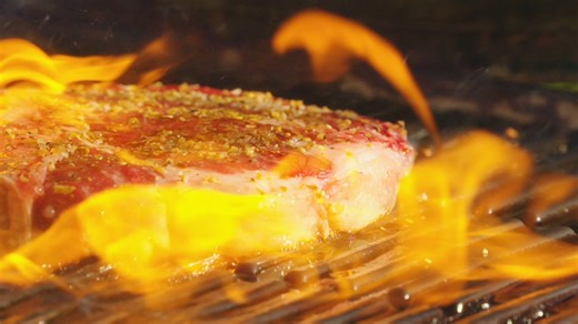 Indulge in the rich flavors and succulence of our Rib Eye Steak. Our Certified Angus Beef ® brand is hand-cut in-house to preserve flavor. Each rib eye is generously marbled to perfection, ensuring a melt-in-your-mouth experience with every savory bite. Expertly seasoned and broiled over an open flame, the steak is cooked to your desired level of doneness. Served with your choice of side. Enjoy an unparalleled dining experience with this classic cut, celebrated for its tenderness and robust tast