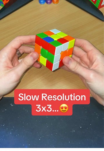How to Solve a Slow Resolution 3x3 Rubik's Cube