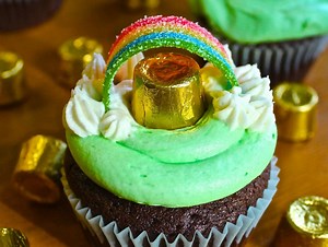 St Patricks Day Guinness Cupcakes