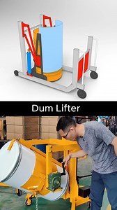 1.5M views · 9.8K reactions | Drum Lifter. #3ddesign #productdesign #automation #machine #mechanism #engineering #mechanical #mechanic | Breno Cruz | Facebook