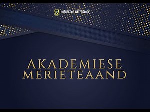 Akademiese Merieteaand | Hoërskool Waterkloof | 2024