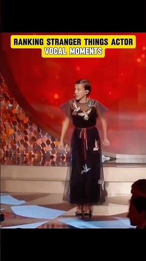 YHow Amazing These ‘Stranger Things’ Actors Sound Singing! 🎤✨ #milliebobbybrown #strangerthings5