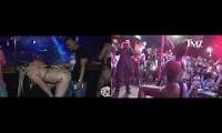 Mix of 2 videos from youtube : Girls Strip club 18
