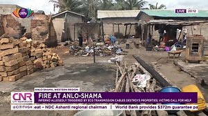 Fire at Anlo-Shama: Inferno allegedly triggered by ECG transmission cables destroys properties For more videos, visit Citi Tube: bit.ly/3F4iOad #CitiNewsroom | Citi TV