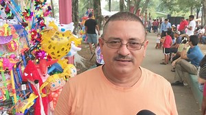 El Profesor Helmer Herrera en la celebración del Santo Patrón en San Isidro Tocoa. | NCC