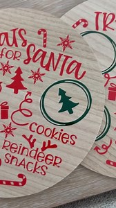 Custom Santa Cookie Plate | Christmas Eve Cookie Tray | Santa Cookie and Milk Platter | Wooden Farmhouse Cookie | Dear Santa Sign - Etsy