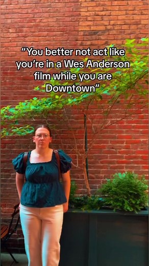 4.7K views · 99 reactions | Pretending to be in a #wesanderson film in #dtevv  #downtownevansville #evansville #evansvilleindiana #wesandersonstyle #wesandersontrend #film #obituary | Downtown Evansville Indiana | Facebook