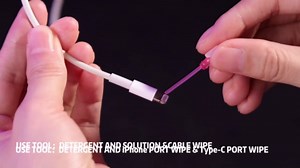 Ordilend for iPhone Cleaning Kit for Charging Port Cleaner, Multi-Tool iPhone Cleaner Repair Lightning Cable, Cell Phone Cleaning Kit for iPad, Connector, Speaker, Airpod with Storage Case, Grey