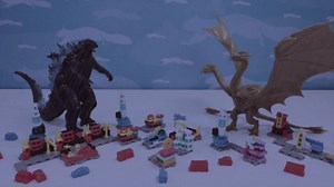 Godzilla x Teenage Mutant Ninja Turtles kaiju in a half shell deluxe action figure collection review