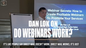 Webinars, either you love it or hate it... If you hate it, what are you blaming it on? The platform itself? Or better, that your strategy sucks? Subscribe for more Doses of Dan: danloktv.com #webinar #gotowebinar #webinarjam #DanLok #vancouverclub #TheKingofHighTicket #HighTicket #HighTicketSales #millionairementor #serialentrepreneur #webinartraining #massiveaction #itworks #webinarselling #webinartechniques #webinarsales | Dan Lok | Facebook