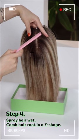 starluck Hair Toppers for Women 14 inch Real Human Hair Topper No Bangs 5"*5.5" Base Light Blonde&Bleach Blonde Hair Toppers for Women with Thinning Hair Cover Grey Hair