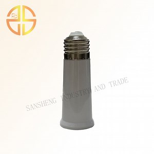 [Hot Item] Plastic Lamp Socket Converter for E27 Bulbs