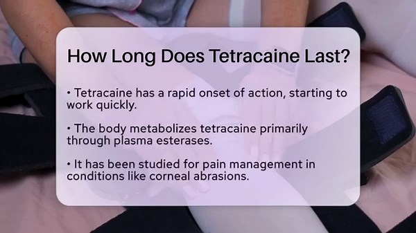 How Long Does Tetracaine Last? - Pain Medicine Network