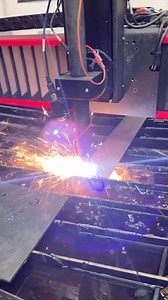 25K views · 2.4K reactions | One of my favorite things about the @torchmate is the shape library. Quick work of some custom sized steel discs to cap these tubes. @lincolnelectric #make #maker #plasmatable #cnc #handmade #steel #fabricator #plasmacnc #welding #welder #furniture | Make Everything | Facebook