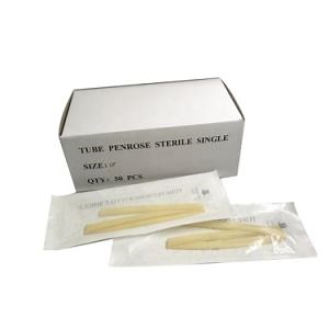 [Hot Item] 100% Latex Penrose Drainage Tube Disposable Medical Drainage Tubing with X-ray Opaque