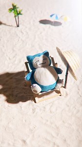 1.4K views · 14 reactions | While listening to the sound of the waves, Snorlax is soaking up the holiday vibes...? #PokémonSleep #Snorlax #Pokémon #SnorlaxPokémon #Beach | Pokémon India | Facebook