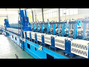 Strut Channel roll forming machine | Slotted Channel Roll Forming Machine