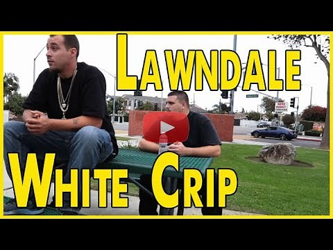 White Crip from Lawndale Taliban Mob Gang in the South Bay of Los Angeles