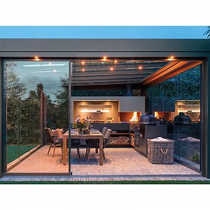 [Hot Item] Outdoor Garden High End Stainless Steel Kitchen Cabinet 7 Burners Gas Grill Barbecue Grill Machine BBQ