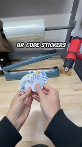 Let’s pack a custom QR Code sticker order #solar #asmr #asmrvideo | Ky
