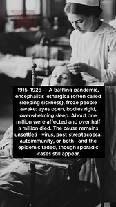 The Vanishing Plague: Encephalitis Lethargica (1915–1926) #MedicalHistory #EncephalitisLethargica #MysteryDisease | TerrifyingMyths