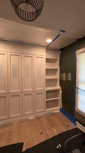 13K views · 93 reactions | Murphy Bed is painted and DONE  Paint color is BEHR Village Green N410-5. Check out Paint for your next paint project! #behrambassador #paintproject #paint #behrpaint #murphybed #diyproject | Newbuild Newlyweds | Facebook