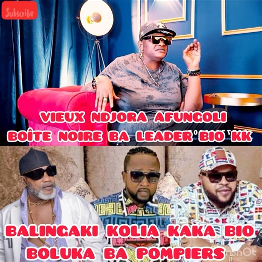Vieux Ndjora Afungoli Boîte 📦 Noire Ba Leader Batika Bango Kaka Ba Bio | Congo10