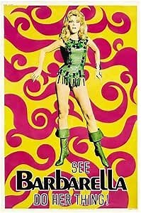 enhighten Barbarella Movie Jane Fonda John Phillip Law Film Wall Art Print for Theater Movie Night Room Decor 24x36 Poster