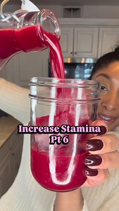 Increase Stamina pt 6; Beet It Up ⬆️ 🫜🫜🫚🍎🍊 . . Beet juice acts as a natural performance enhancer, it may improve muscle contraction and increase power output in high-intensity, short-duration activities. Drink 1 cup before exercise for maximum effects. Recipe: 2 raw beets 2 red apples 2 oranges 1/2 lemon 1/2 inch ginger 1/2 inch turmeric Juice all ingredients in a cold pressed juicer and enjoy chilled over ice! Stays fresh in the fridge up to 5 days. . . Save & Share 🚀🚀 . . #stamina #beet