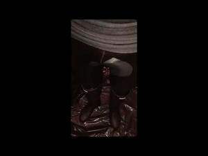 Peeing and oil in my leather legging (with boot and raincoat hidden)