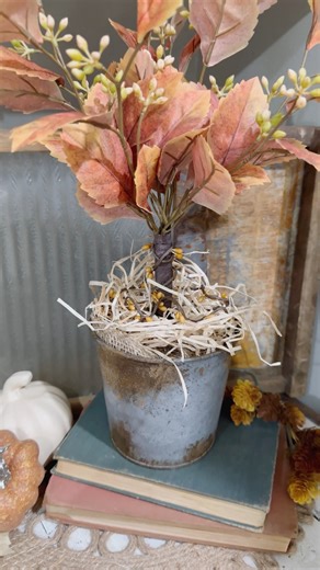 🍁 Grab your favorite faux florals & container to create your very own Fall Tree Topiary!! Faux Rust Paint Recipe: •Use a Natural Sea Sponge to apply •Folk Art "Cinnamon", "Golden Ochre" & "Raw Umber" •Touches of Ground Cinnamon/Mod Podge 🔈 listen with SOUND ON for extra instructions! Be Inspired! 🧡Summer | Hammons Nest