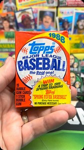 4.2K views · 550 reactions | 1988 Topps Baseball Pack #junkwaxsal #hotgarbage #junkwax #88topps #88toppsbaseball #packopening #baseballcards | Junk Wax Sal | Facebook
