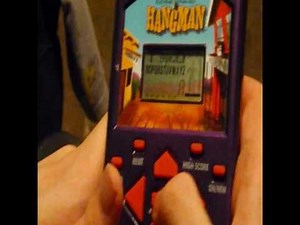 Hangman Milton Bradley Electronic Handheld Game
