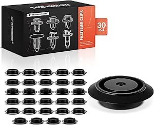 A-Premium 30 PCS Nylon Door Hole Blanking Plug Car Retainer Fastener Push Pin Clips Compatible with Nissan Rogue Sentra Murano Pathfinder Maxima Titan Juke Leaf Kicks Quest Cube Infiniti EX35-18mm