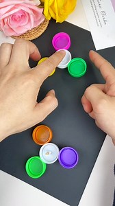54K views · 241 reactions | How to make a fun top using bottle cap. #handmade #parentchild #ideas #kindergarten #fun #crafting #funtop #bottlecaps #art #idea #toysforkids paper craft | paper craft | Facebook