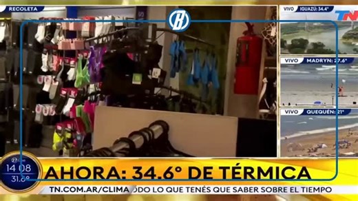¡LA NOTERA DE TN SE QUISO LLEVAR UNA BIKINI SIN PAGAR EN VIVO! | Cadena del Interior