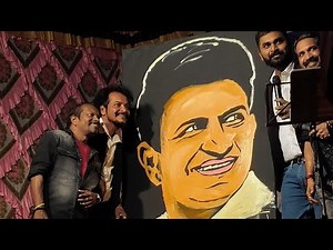 Puneeth Rajkumar art painting