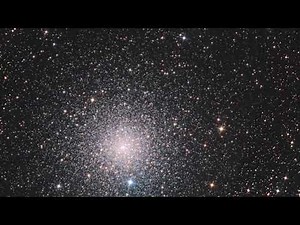 Zooming in on Star Cluster NGC 6752 & Dwarf Galaxy Bedin 1 | Hubble FriendsofNASA.org: This video takes the viewer on a journey to the globular cluster NGC 6752. The final view, from the NASA/European Space Agency Hubble Space Telescope, shows the bright stars of the cluster, as well as a collection of faint stars; these faint stars are actually part of a background galaxy, which was discovered accidentally by astronomers studying the cluster itself. The galaxy, about 30 million light-years away