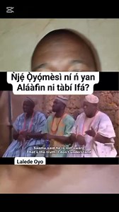 Ǹjẹ́ Ọ̀yọ́mèsì ní ń yan Aláàfin ni tàbí Ifá? #Ifá #Àṣà #Ìṣe #Ìṣẹ̀ṣe #Àṣààtiìṣe #Ọ̀rúnmìlà #ẹwàyorùbá #àṣàyorùbá #ẹwàèdè #èdèyorùbá #ÒweYorùbá #Yorùbá #Orílẹ̀Yorùbá #ỌmọOyè #taoỌmọOyè #tolulope #ayodele #oyedokun #tolulopeayodeleoyedokun | OgbomoshoLegend | Facebook