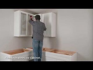 Corner Cabinet Install