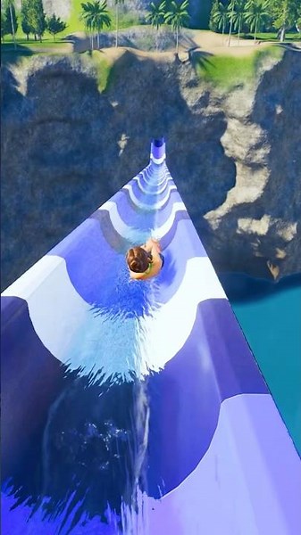 This Water Slide Took Me Totally by Surprise 😱😴🌊 - Planet Coaster 2