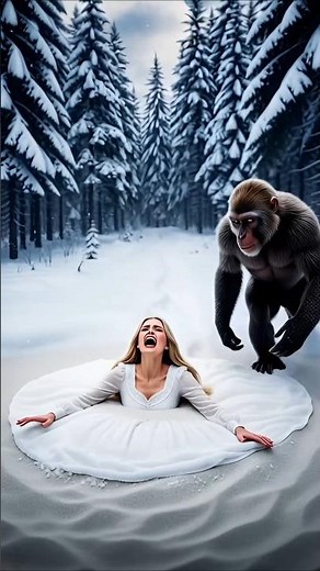 Quicksand girl sinking in quicksand