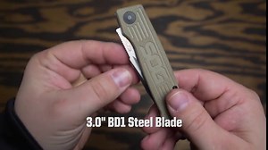 SOG Specialty Knives & Tools TM1002-BX Slip Joint Folding Knife, 3", Black