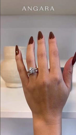 Ring Stacking Ideas | Stylish Rings | Classic Rings | Angara Jewelry #shorts