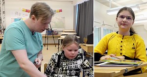 Lärarstudenten Albin räddade klassen – elever kan vara kvar i Svappavaara