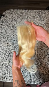 4.1K reactions · 165 shares | Don’t be scared to water color your lace ⬇️ . After you bleach or tone (613) the knots, follow these steps . 1. Completely cover the lace in Got2b Spray 2. Blow dry it 3. Do that about 5 times 4. Color your lace . It’s that simple! SAVE THIS FOR LATER  . #closurewig #wigmaker #wigsforbeginners #gluelesswigmaker #gluelesswigs #wigcolor #wigcolorist | Imperial Virgin Hair LLC | Facebook