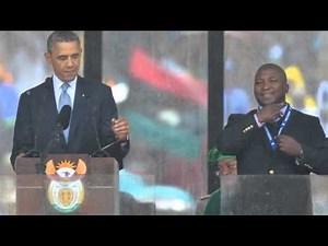 Nelson Mandela memorial sign language interpreter denies he is fake