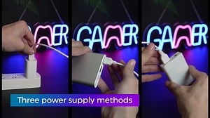 LED Gamer Neon Sign, Brightness Adjustable Game Neon Sign for Gamer Room Decor, Gaming Neon Sign for Teen Boy Room Decor, Gamer Gifts for Boys, Girls, Kids
