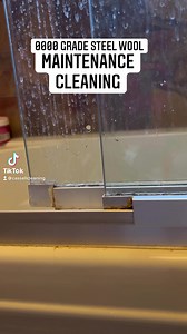 Using 0000 steel wool to clean glass shower doors, monthly maintenance cleaning #clean #cleaningservice #cleaningfollowers #cleaningmotivation #bathroomcleaning #bathroomclean # | Cassell Cleaners LLC