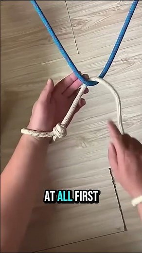 A secret trick to easily escape even when your hands are tied with a rope